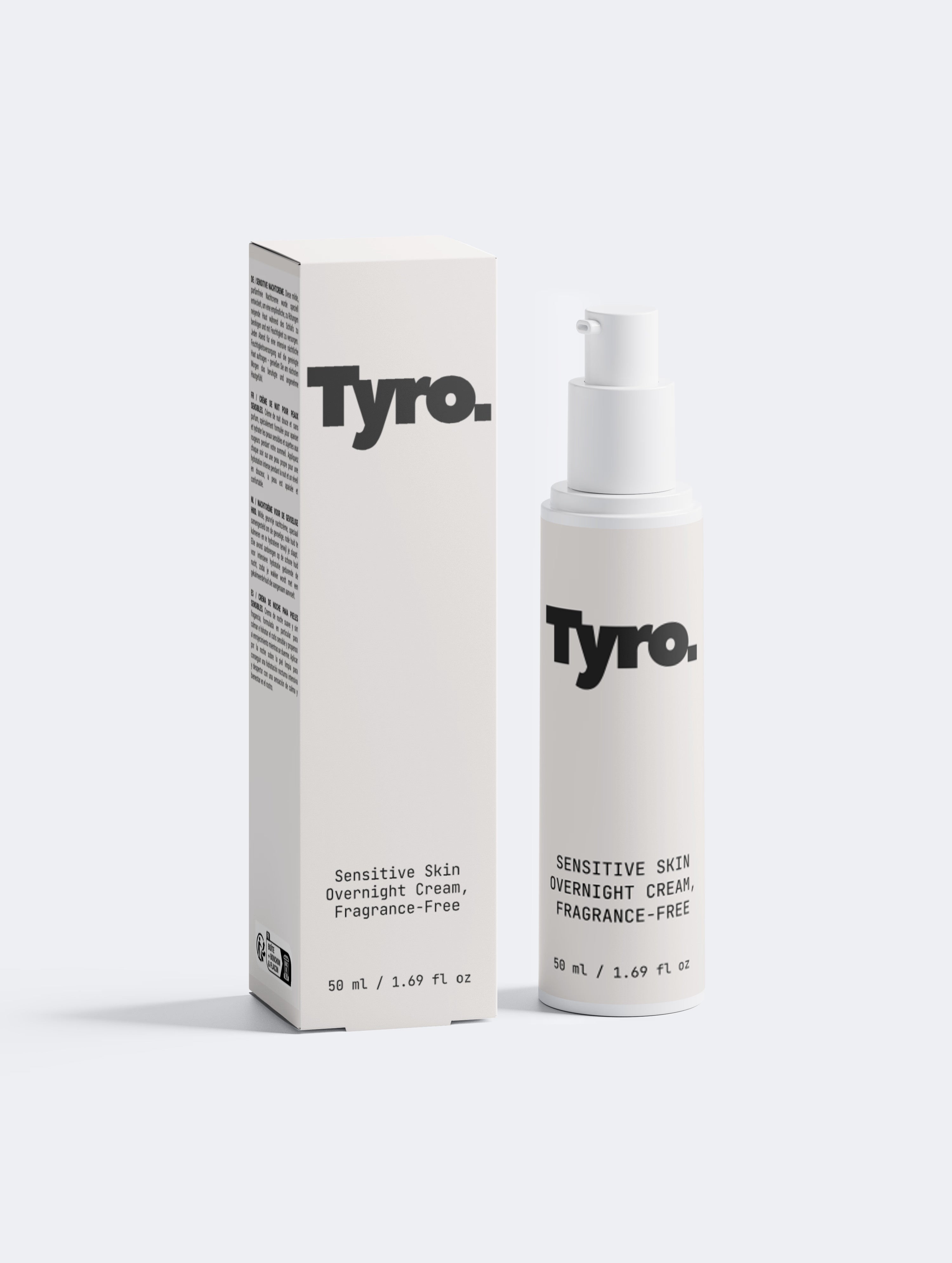 Sensitive Skin Overnight Cream, Fragrance-Free